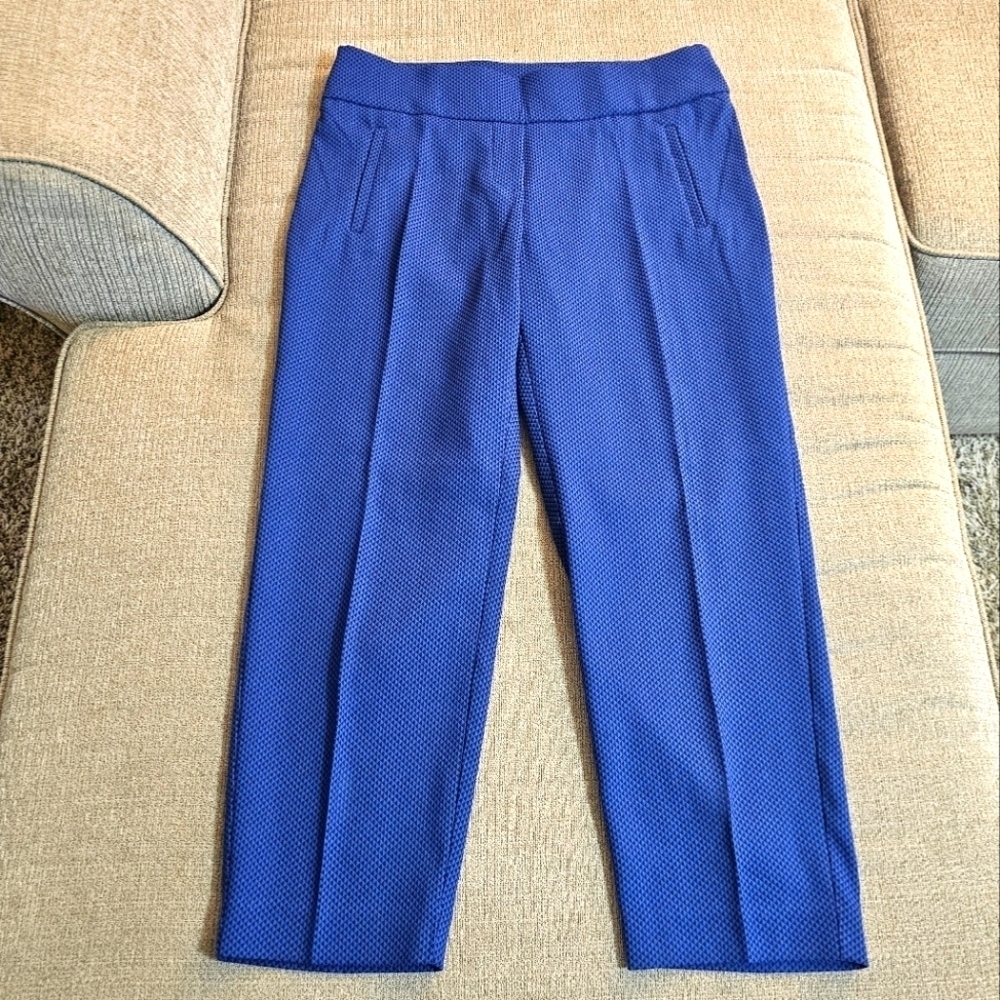 Apt. 9 Blue Black Career Office Work Casual Pull-On Pants Size 8